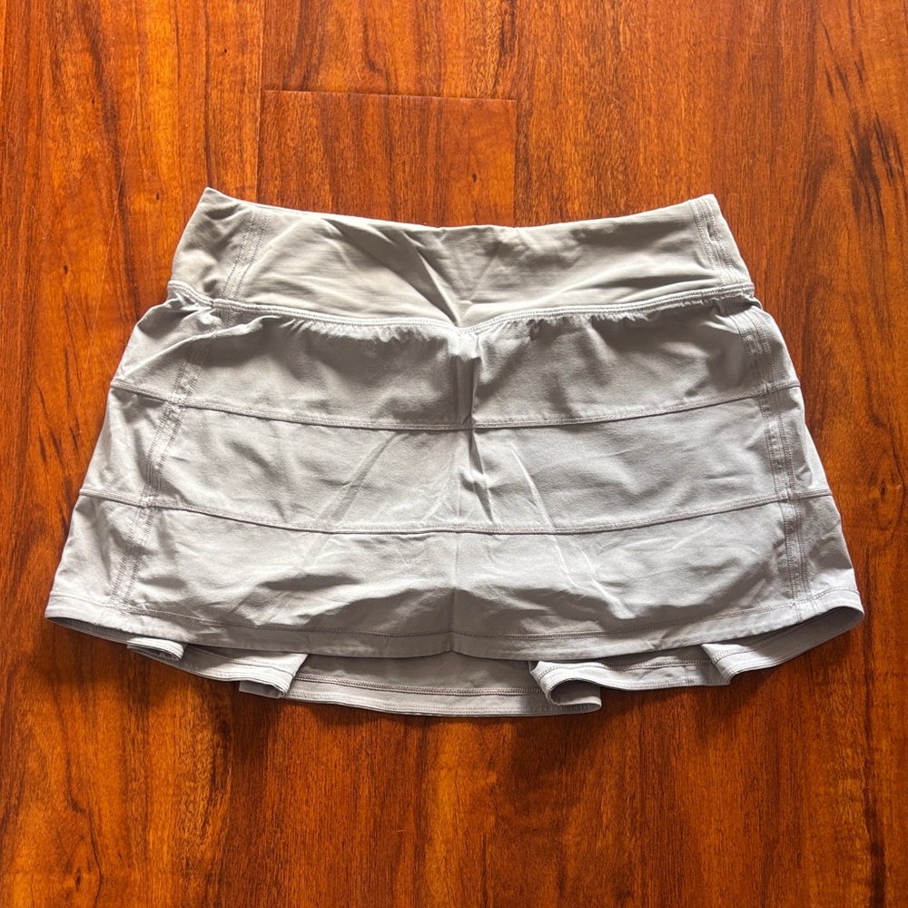 lululemon athletica Light Gray Skort